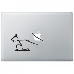 Ninja Macbook Aufkleber